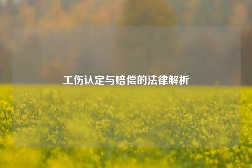 工伤认定与赔偿的法律解析
